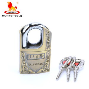 Wynn’s/威力狮高档青古铜半包梁挂锁 不通开锁 顶开挂锁子弹锁
