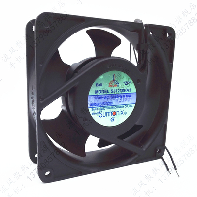 SJ1238HA3 原装台湾三巨 AC380V 12CM变频器机柜散热风扇轴流风机