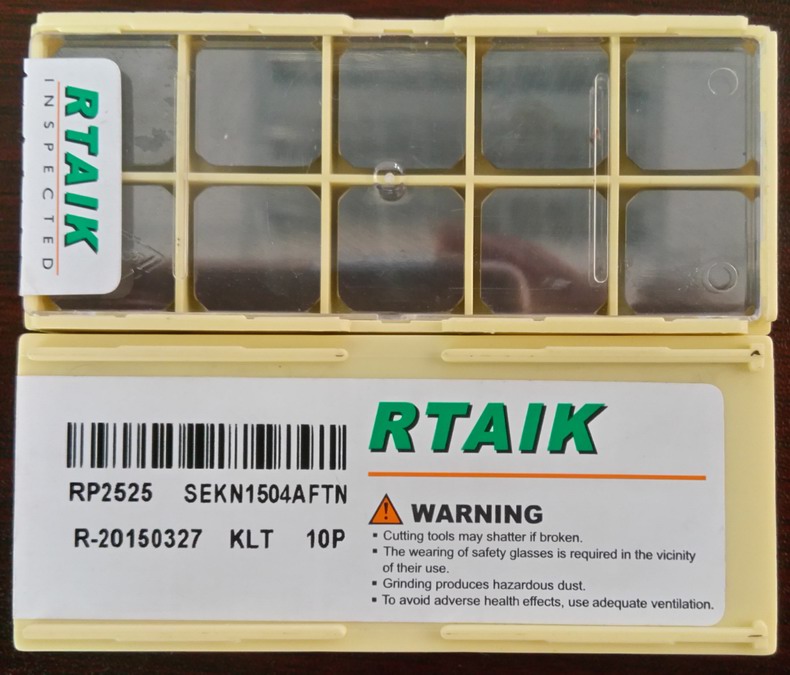 RP2525 SEKN1504AFTN SPKN1504ZER 金属陶瓷 精铣刀片 45度65度