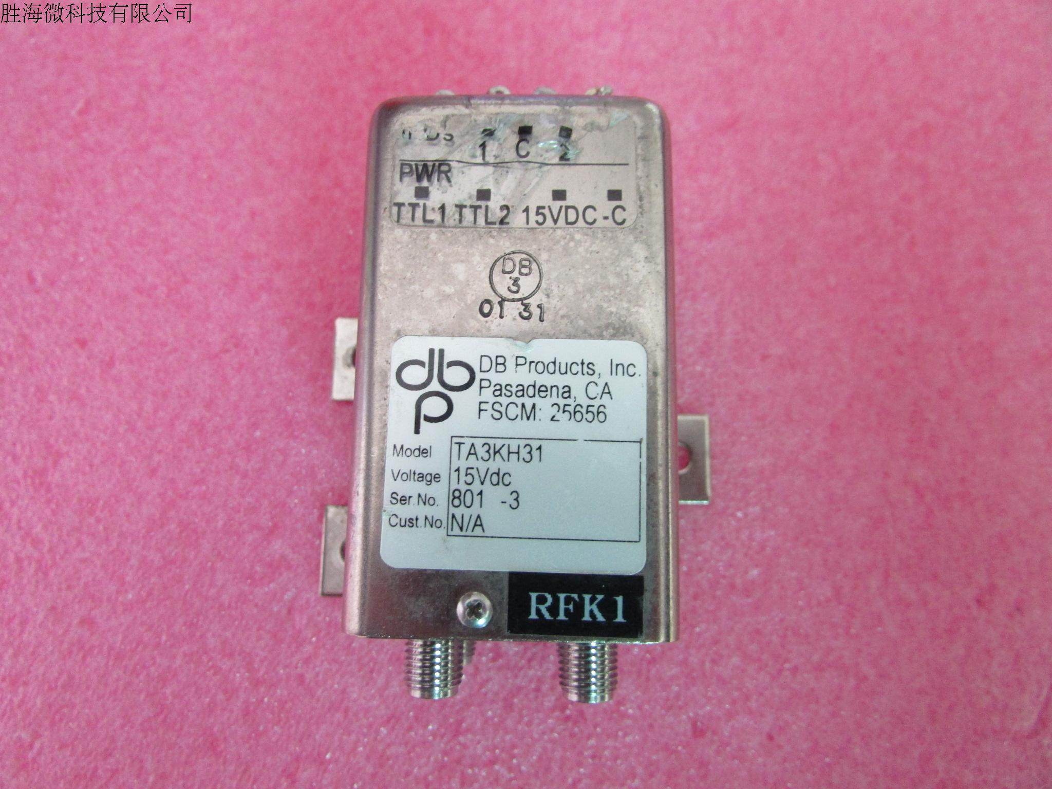 dbp ta3kh31 dc-18ghz sma头 15v 450w dbdp射频高功率同轴开关