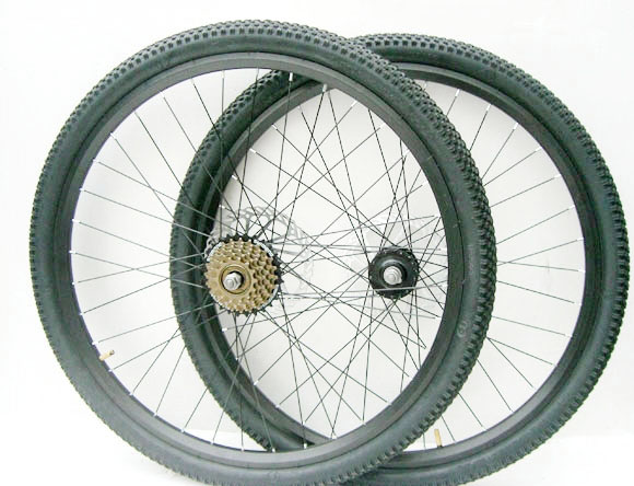 Roues de vélo Mountain Bike JIECHI 26 pouces - Ref 2381585 Image 1