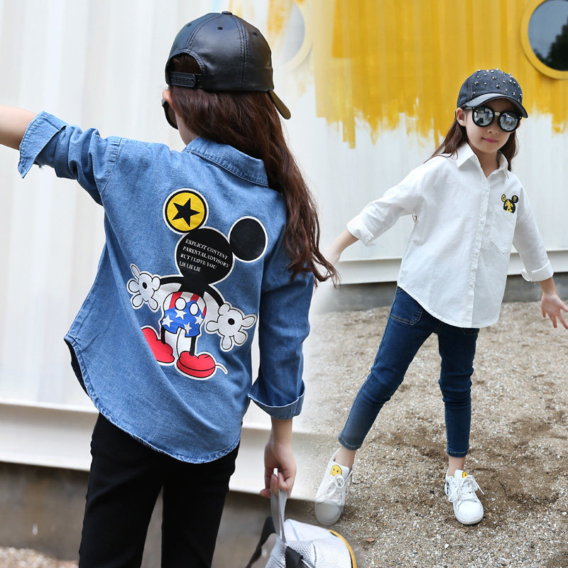 Chemise fille à manche longue - Ref 2087229 Image 1