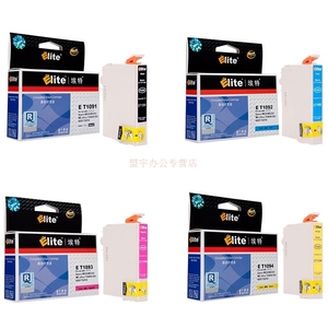 埃特（Elite）E T1091 四色墨盒套装 (适用爱普生 ME30/300