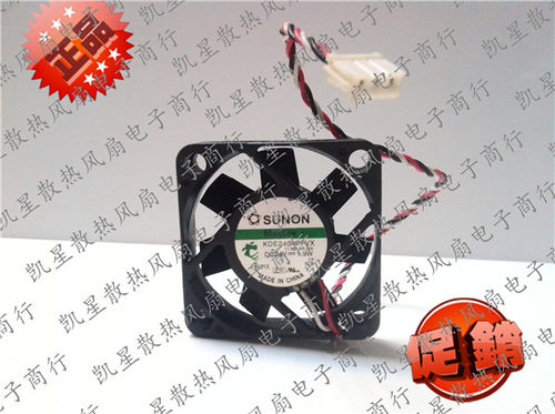 正品SUNON KDE2404PFVX 24V 1.9W 4010 4CM 2线 静音 变频器风扇