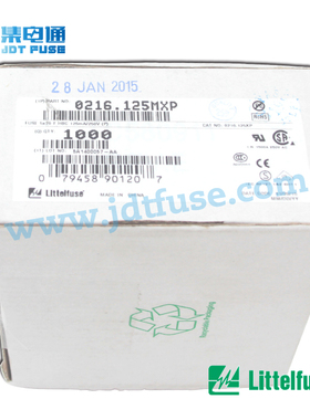 5*20力特littelfuse 陶瓷保险快断0216.125MXP不带引线250V0.125A