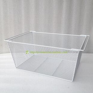 抽屉推拉篮 可定制 48CM长铁网收纳储物篮 派雅