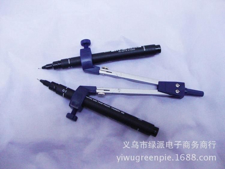 双线绘图可调笔架建筑设计画图夹笔器注册建筑师设计考试专用图片