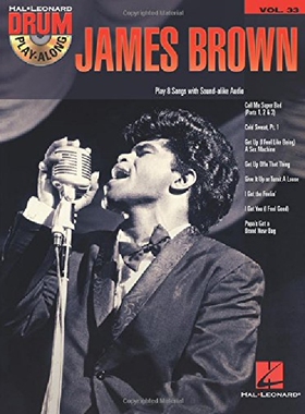 【预订】James Brown: Drum Play-Along Volume ...