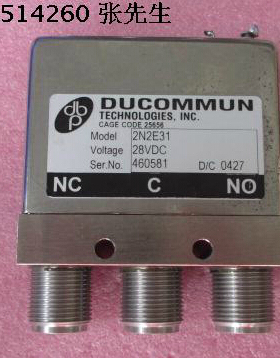 ducommun 2N2E31 DC-12GHz N型SP2T 同轴开关 微波开关 射频开关
