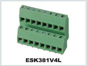 台湾町洋 PCB 螺钉线框直焊式接线端子ESK381V4L