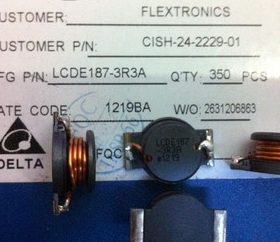 LCDE187-3R3A 3R3 3.3UH  DELTA厂家椭圆形磁芯线圈功率电感