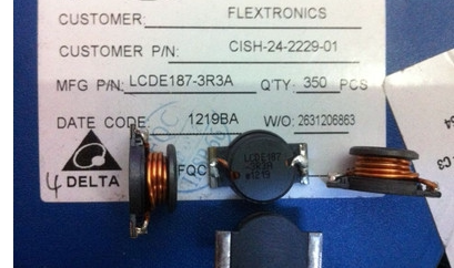 LCDE187-3R3A 3R3 3.3UH  DELTA厂家椭圆形磁芯线圈功率电感