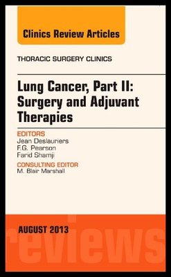 【预售】Lung Cancer, Part II: Surgery and Adjuvant Therap