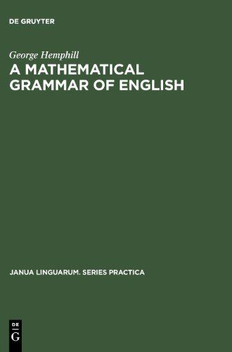 【预售】A Mathematical Grammar of English