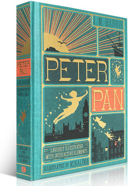 预售 英文原版 Peter Pan 小飞侠彼得潘 精装彩绘机关手工立体书 Minalima
