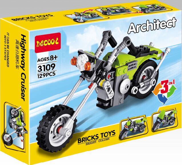 New products Too high Assemble 31 deformation Building blocks 3109 Motorcycle assemblyin the Toy/Childs/Puzzle/Building block/Model , Beads/Jigsaw/Pair/Disassembly/Beat Toy , Construction of/Fight inserted blocks  category - from Buy2taobao.com to provide professional Taobao agent buy service