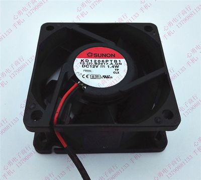 原装正品SUNON/建准散热风扇 KD1206PTB1 6025 DC12V 1.4W 2线
