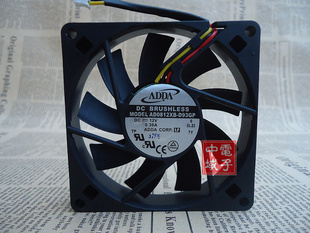 3线 AD0812XB 原装 0.38A 协喜ADDA 12V 正品 8015 散热风扇 D93GP