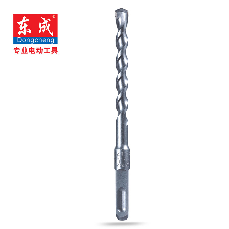 东成电锤方柄四坑合金钻头10-32*350mm 穿墙冲击钻头钻混凝土水泥