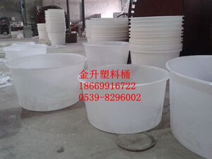 食品级PE大圆桶M500水桶搅拌桶塑料发酵桶腌菜桶水产养殖大桶工业