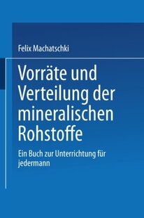 【预订】Vorrate Und Verteilung Der Mineralis...