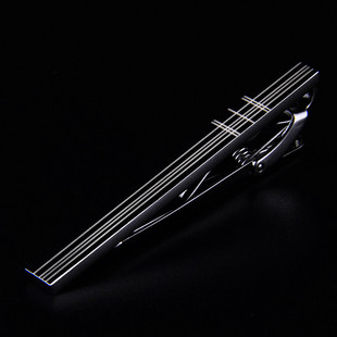 斯巴达 现代简约 亮酷激光雕花 光面 领带夹 领夹 男士男式