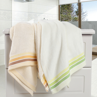 竹纤维清爽护肤擦水浴巾 强吸水柔软缎档提花擦澡巾 包邮