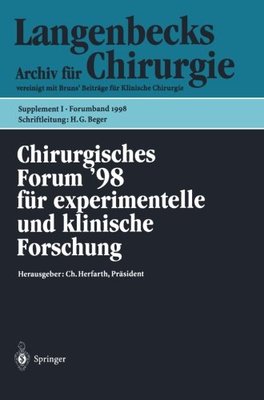 【预订】Chirurgisches Forum 98: Fur Experime...