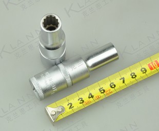 582 英国肯尼迪KENNEDY公制梅花深套筒 KEN 2方大飞12角 7560K