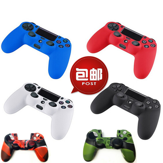 PS4手柄硅胶套 PS4胶套 PRO SLIM无线手柄保护套 迷彩手柄软胶套