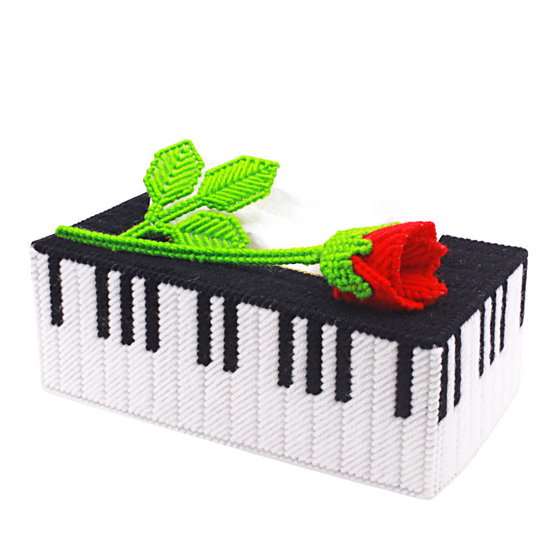 Aurora Cross stitch Dimensional embroidery Wool embroidery Tissue box Tissue box rose Piano gift a living room automobile bedroomin the Home Fabric , Stitch &amp; Tools Accessories , Cross Stitch Kit  category - from Buy2taobao.com to provide professional Taobao agent buy service