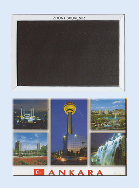 卡通土耳其 安卡拉 城市 旅行纪念品  家居纪念磁贴21477个性创意