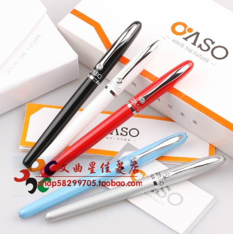 包邮  oaso优尚 A16星梦 宝珠笔 红/黑/白/银灰/蓝色签字笔