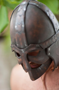 Gladiator㊣乌克兰代购 手作特别复古户外登山角斗士配饰头盔