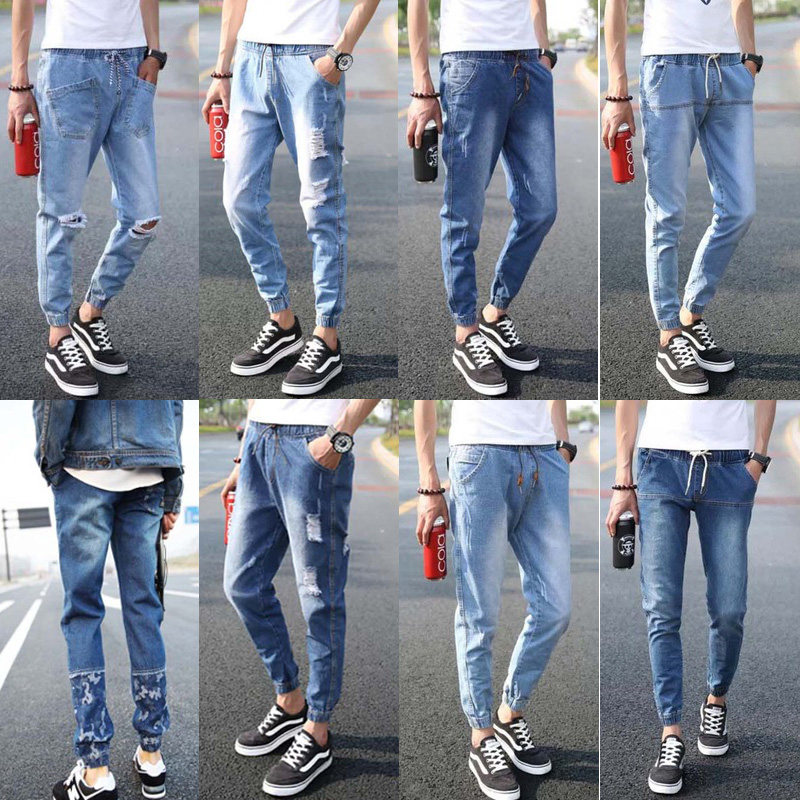 Jeans pour adolescent pieds Slim pour Quatre saisons - Ref 1465758 Image 1