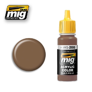 。【清仓】AMMO MIG米格环保水性漆 AMO-200 FS33531 中石色 17ml