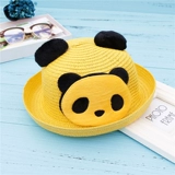 熊猫 Детская солнцезащитная шляпа, шапка на солнечной энергии для взрослых, семейный стиль