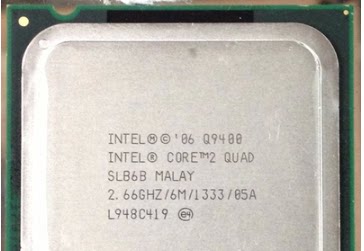 intel酷睿2四核q9400775针cpu