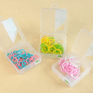 Gimen巨门盒装活页随意圈S实色30枚活页圈创意收纳装订圈活页装订