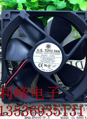 U.S. TOYO FAN 12cm USTF1202524MW 24V 0.30A 12025 0