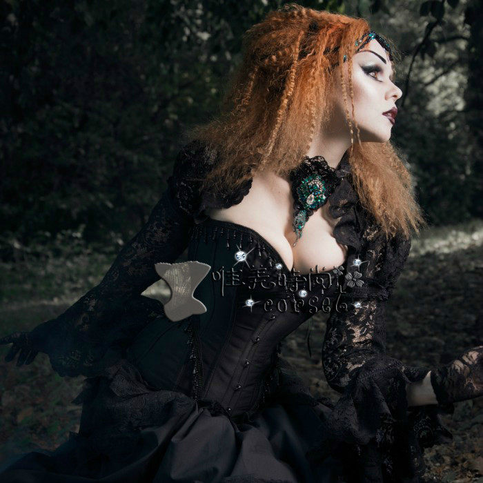 宫廷束腰corset钢骨收腰收腹宫廷马甲corset束身衣女收腹塑身衣