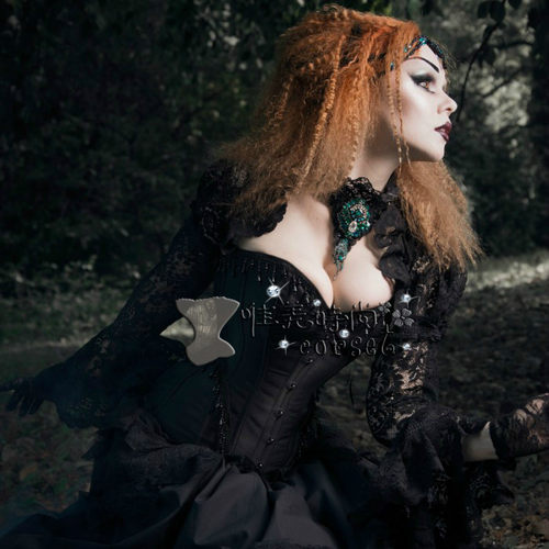 宫廷束腰CORSET钢骨女收腹马甲