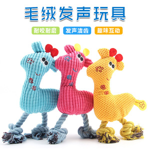 狗狗玩具磨牙耐咬毛绒玩具泰迪金毛比熊小型犬宠物狗狗玩具