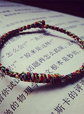 民族风手工编织流行红绳金刚结