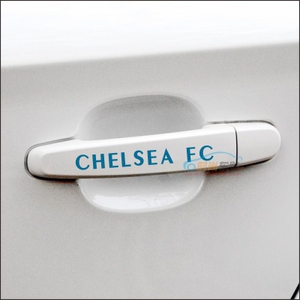 汽车装饰用品贴膜反光个性车贴纸整车身足球队标切尔西门把手贴
