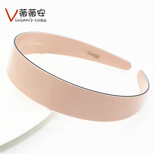 法国佩妮宽边百搭树脂压发头箍