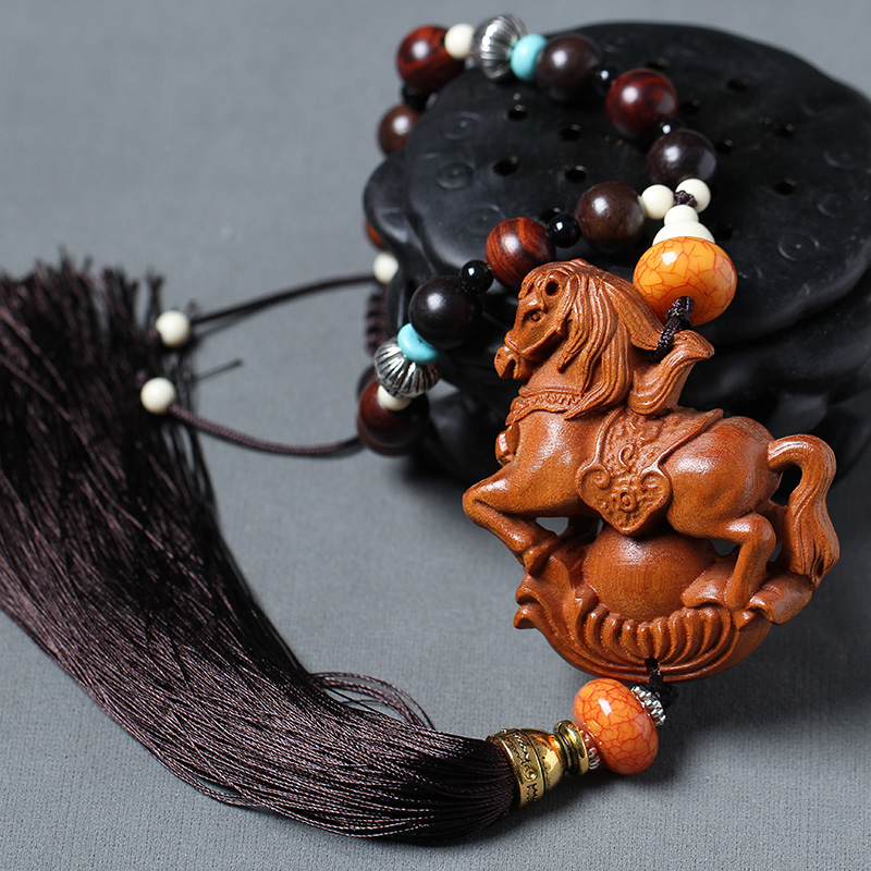 驿马平川保驾吉翔万里汽车挂件