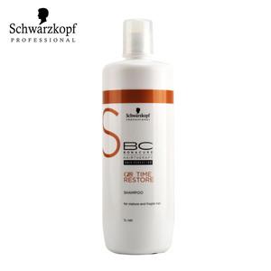 Schwarzkopf/施华蔻 保丽辅酶Q10时光焕彩洗发水1L针对细发脆弱