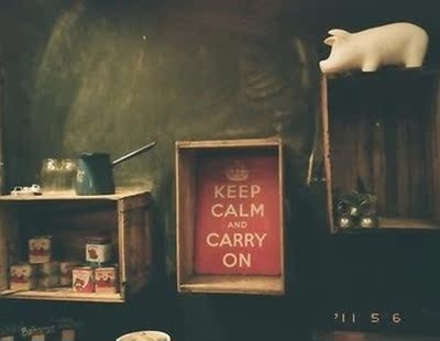 复古怀旧冰箱贴keep calm and carry on英伦风冰箱贴励志磁贴