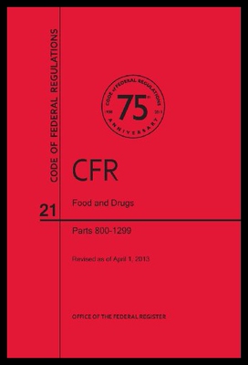 【预售】Code of Federal Regulations, Title 21, Food and D